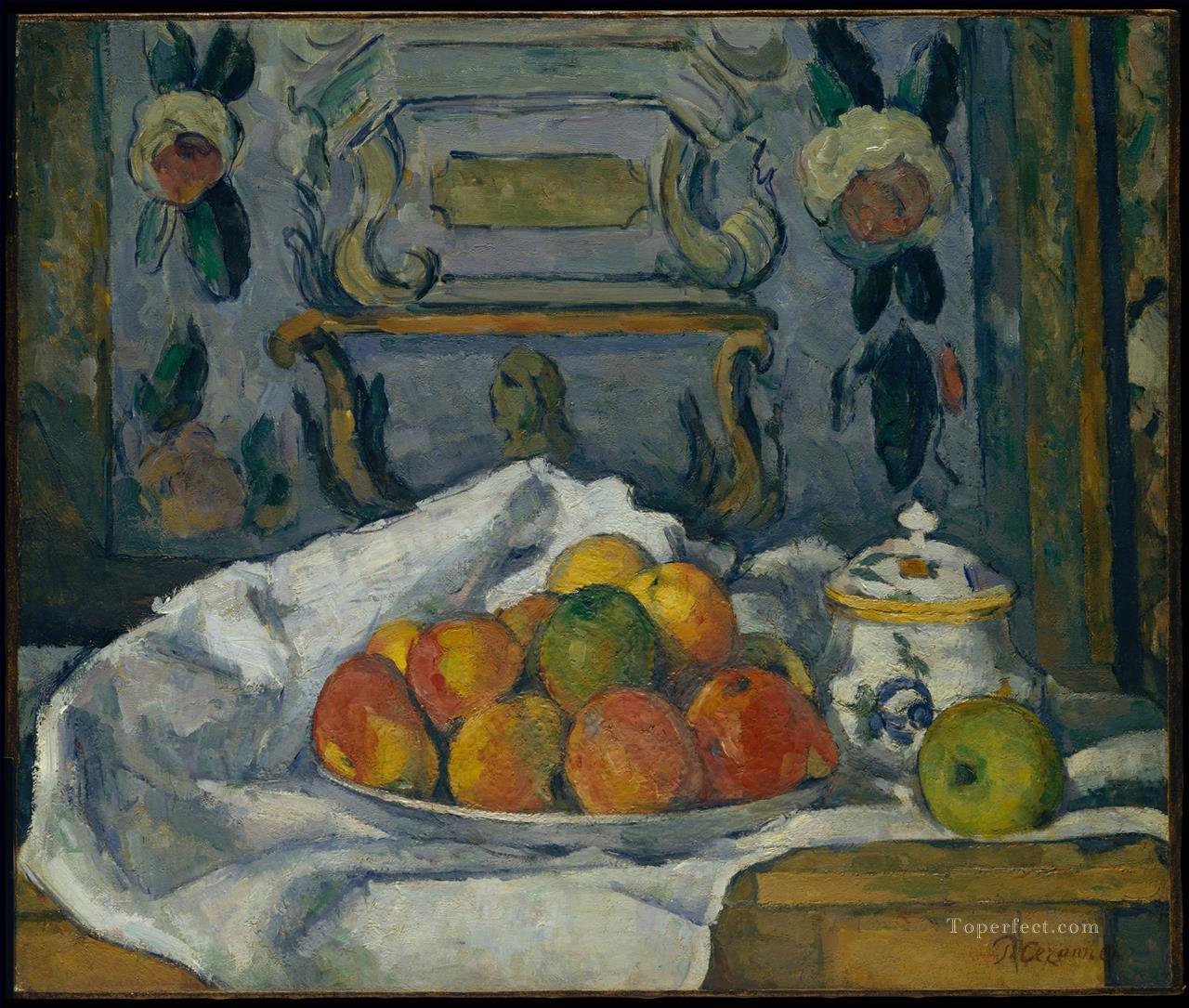 Dish of Apples Paul Cezanne Oil Paintings
